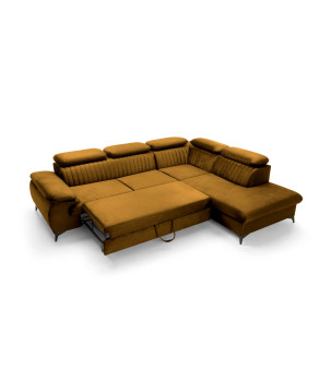 Ecksofa Ving – modernes Ecksofa mit Schlaffunktion und Stauraum