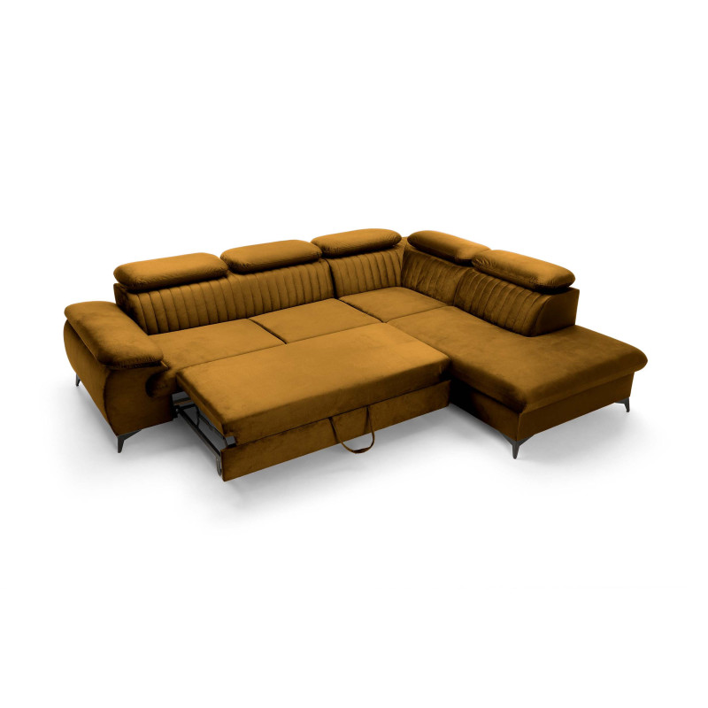 Ecksofa Ving – modernes Ecksofa mit Schlaffunktion und Stauraum