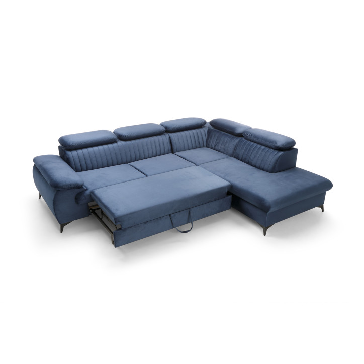 Ecksofa Ving – modernes Ecksofa mit Schlaffunktion und Stauraum