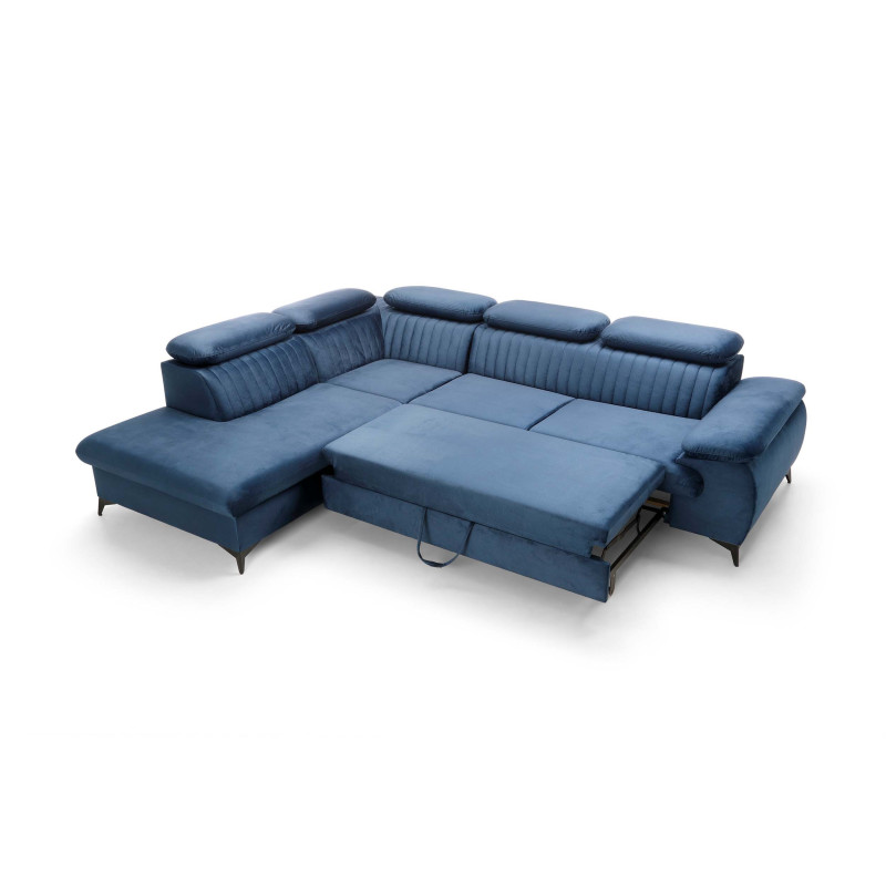 Ecksofa Ving – modernes Ecksofa mit Schlaffunktion und Stauraum
