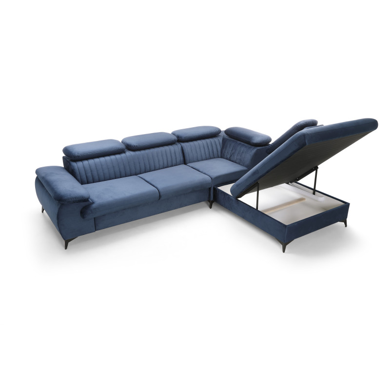 Ecksofa Ving – modernes Ecksofa mit Schlaffunktion und Stauraum