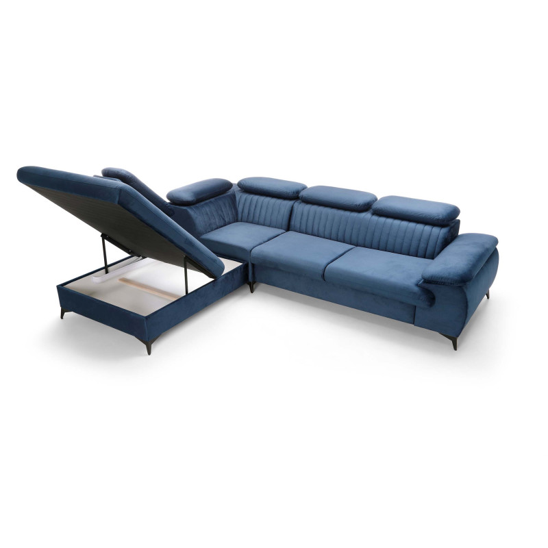 Ecksofa Ving – modernes Ecksofa mit Schlaffunktion und Stauraum