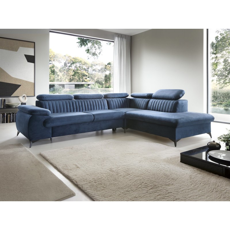 Ecksofa Ving – modernes Ecksofa mit Schlaffunktion und Stauraum