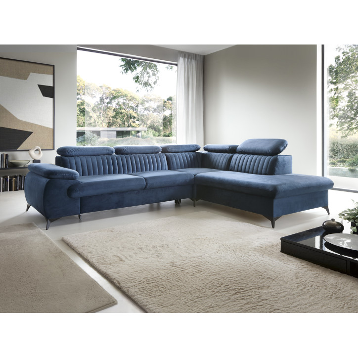 Ecksofa Ving – modernes Ecksofa mit Schlaffunktion und Stauraum