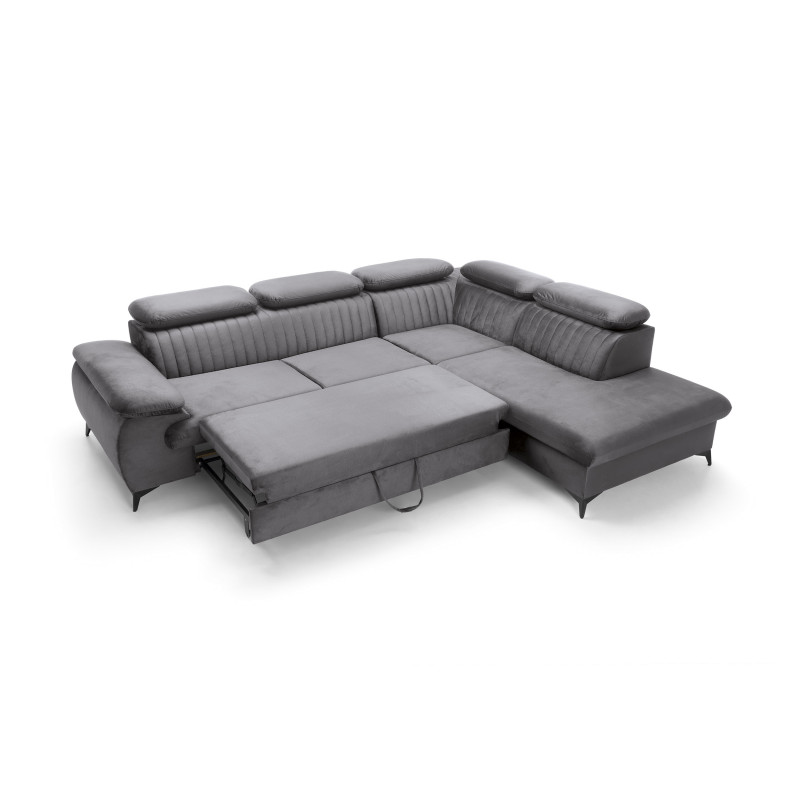 Ecksofa Ving – modernes Ecksofa mit Schlaffunktion und Stauraum