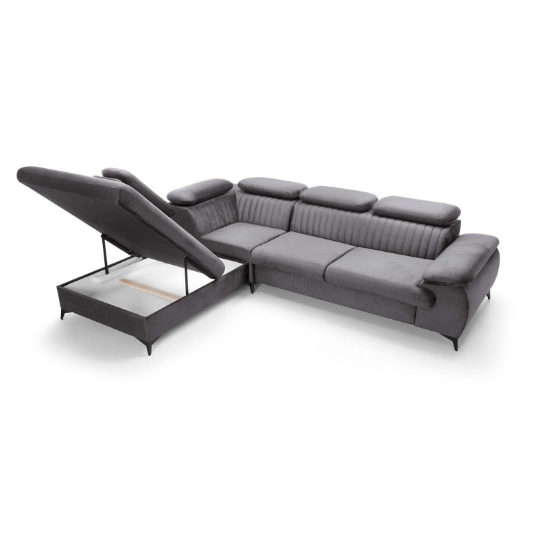 Ecksofa Ving – modernes Ecksofa mit Schlaffunktion und Stauraum