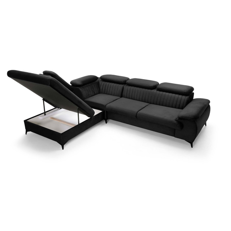 Ecksofa Ving – modernes Ecksofa mit Schlaffunktion und Stauraum