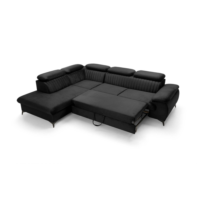 Ecksofa Ving – modernes Ecksofa mit Schlaffunktion und Stauraum