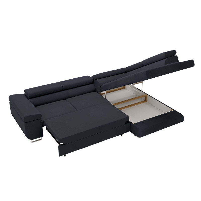 Ecksofa VENUS mit ausgezogener Schlaffunktion – Schlaffläche 125 x 193 cm
