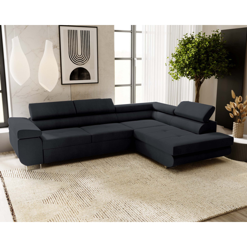 Ecksofa VENUS mit verstellbaren Kopfstützen für maximalen Komfort