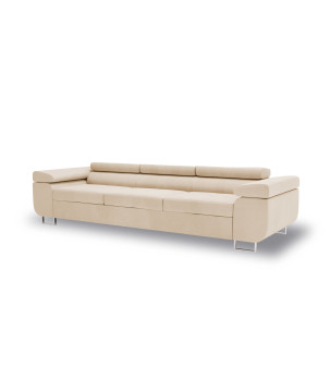 VENUS 3 Sofa – Ausziehsofa mit Bettkasten und verstellbaren Kopfstützen