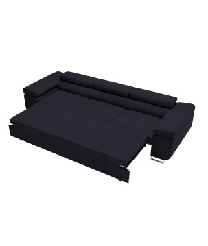 VENUS 3 Sofa – Ausziehsofa mit Bettkasten und verstellbaren Kopfstützen