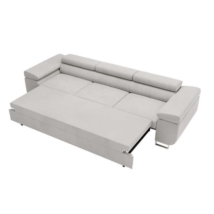 VENUS 3 Sofa – Ausziehsofa mit Bettkasten und verstellbaren Kopfstützen