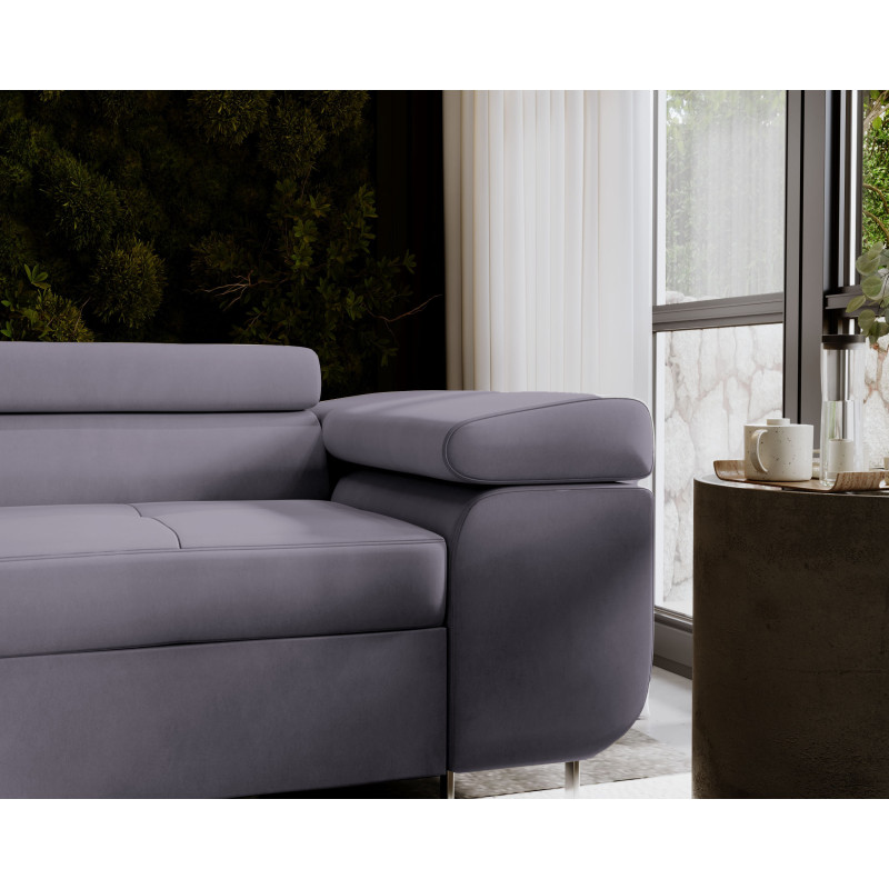 VENUS 3 Sofa – Ausziehsofa mit Bettkasten und verstellbaren Kopfstützen