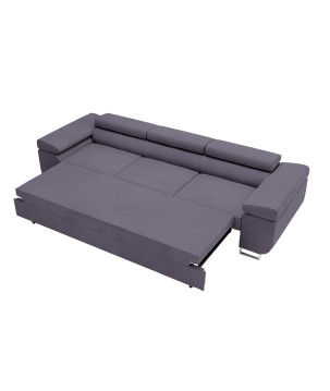 VENUS 3 Sofa – Ausziehsofa mit Bettkasten und verstellbaren Kopfstützen