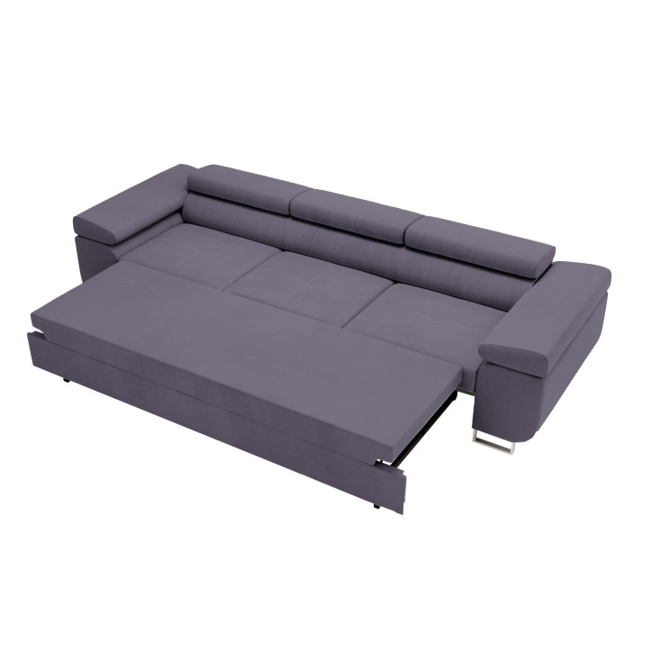 VENUS 3 Sofa – Ausziehsofa mit Bettkasten und verstellbaren Kopfstützen