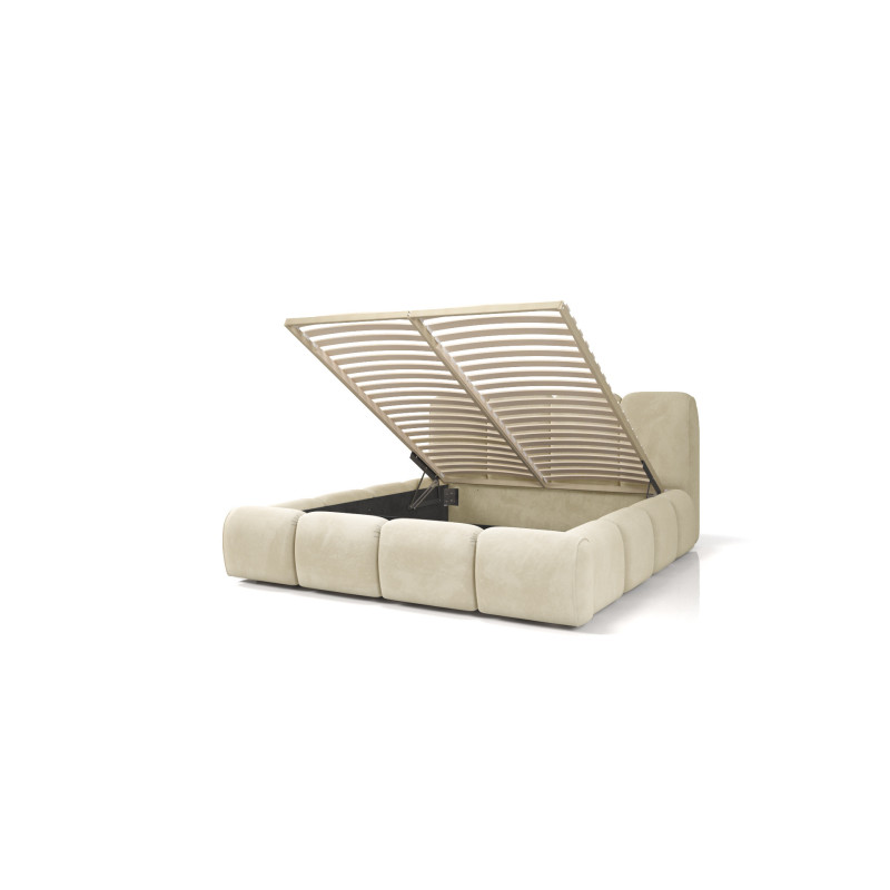Polsterbett Beltane – Doppelbett mit Bettkasten und luxuriösem Design
