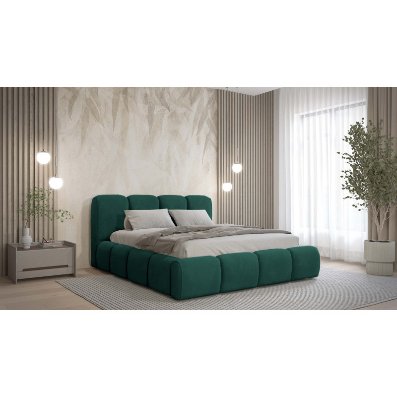 Polsterbett Beltane – Doppelbett mit Bettkasten und luxuriösem Design