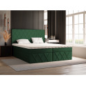 Boxspringbett MOLLY – Doppelbett mit Bettkasten und Bonellfederkernmatratze