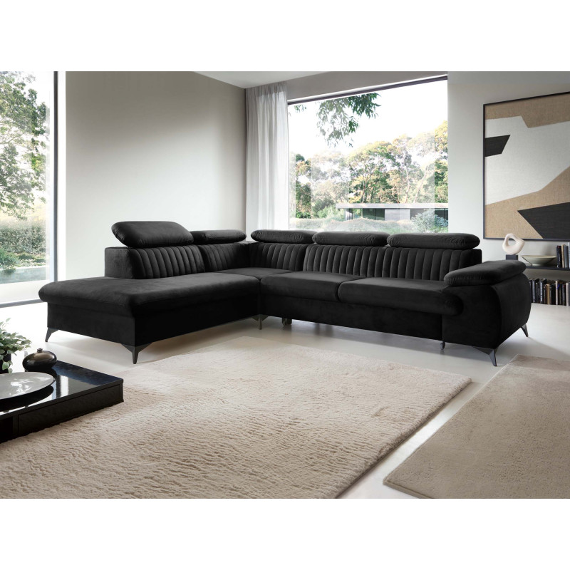 Ecksofa Ving – modernes Ecksofa mit Schlaffunktion und Stauraum
