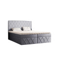 Boxspringbett MOLLY – Doppelbett mit Bettkasten und Bonellfederkernmatratze
