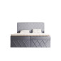 Boxspringbett MOLLY – Modernes Doppelbett mit Bettkasten, Bonellfederkernmatratze und Topper