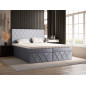 Boxspringbett MOLLY – Modernes Doppelbett mit Bettkasten, Bonellfederkernmatratze und Topper