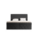 Boxspringbett MOLLY – Doppelbett mit Bettkasten und Bonellfederkernmatratze