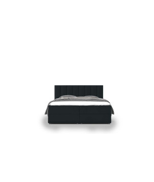 Boxspringbett Grande – Doppelbett mit Bettkasten, Topper, Samtbezug