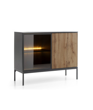 Robust und modern – Callagher Sideboard mit Metallfüßen und ABS-Kanten