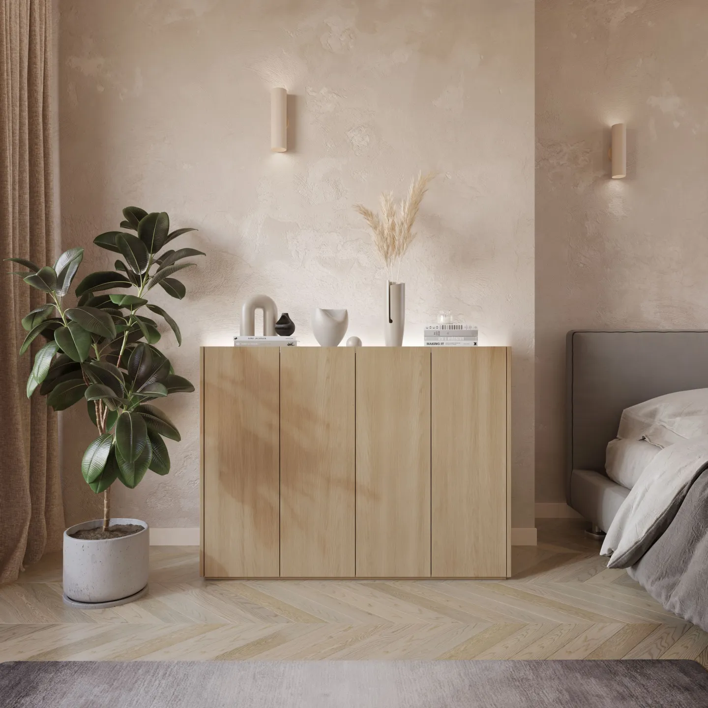 EASY EA-02 Kommode – Perfekt für Wohnzimmer, Schlafzimmer oder Flur im modernen Stil