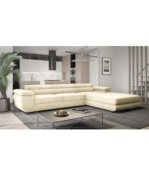 VENUS TWIN - Modernes Ecksofa mit Schlaffunktion und Bettkasten