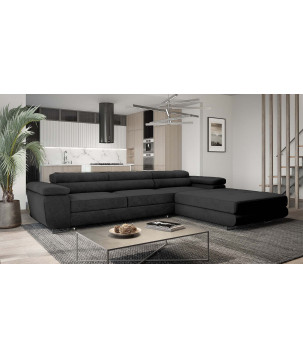 VENUS TWIN - Modernes Ecksofa mit Schlaffunktion und Bettkasten