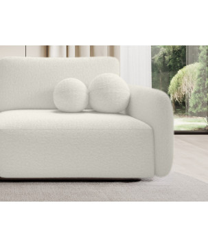 Schlafsofa Boo mit Bouclé-Stoff – Komfort und Stil für Ihr Zuhause