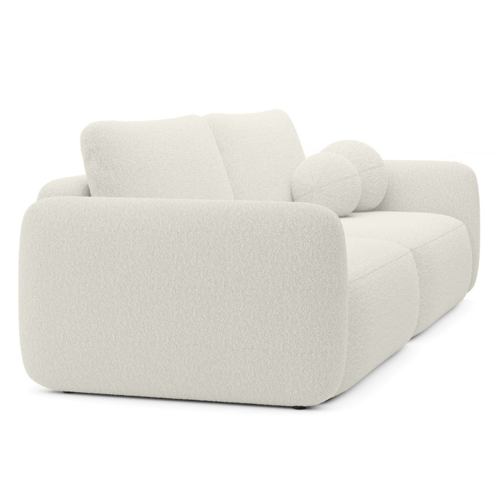 Schlafsofa Boo mit Bouclé-Stoff - 3 Sitzer sofa