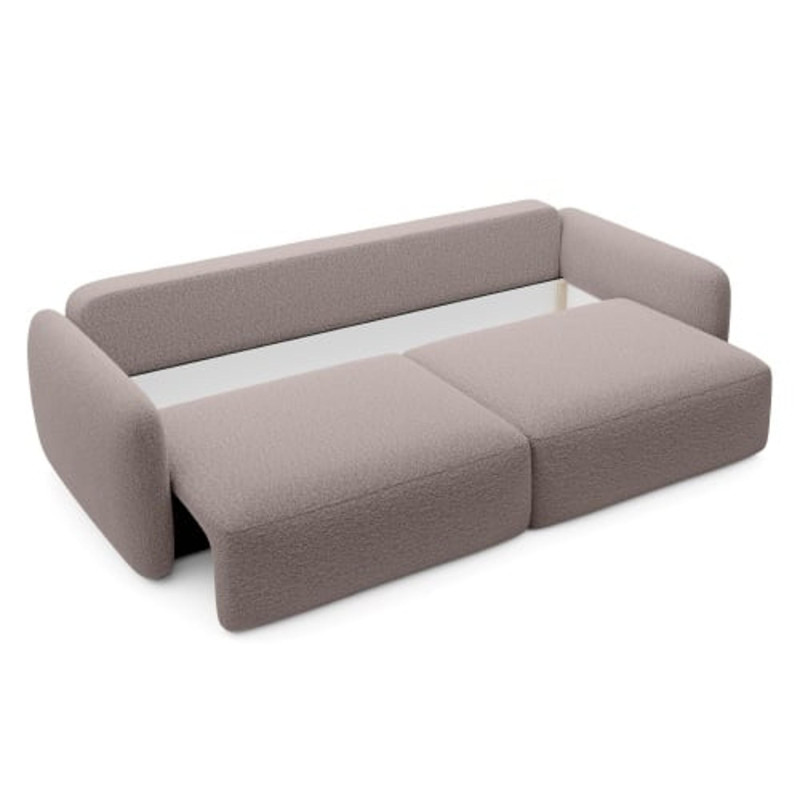 Schlafsofa Boo mit Bouclé-Stoff – Komfort und Stil für Ihr Zuhause