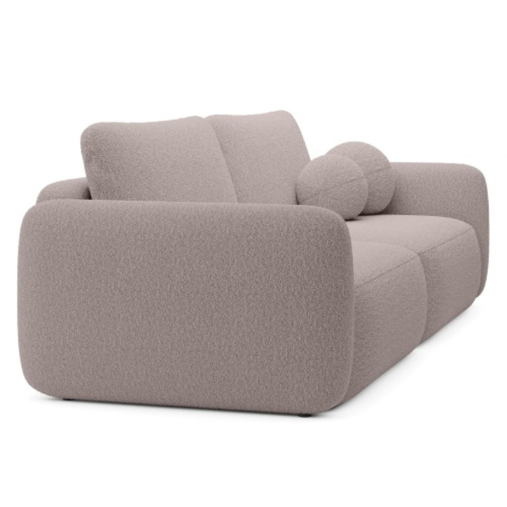 Schlafsofa Boo mit Bouclé-Stoff - 3 Sitzer sofa