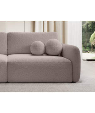 Schlafsofa Boo mit Bouclé-Stoff – Komfort und Stil für Ihr Zuhause