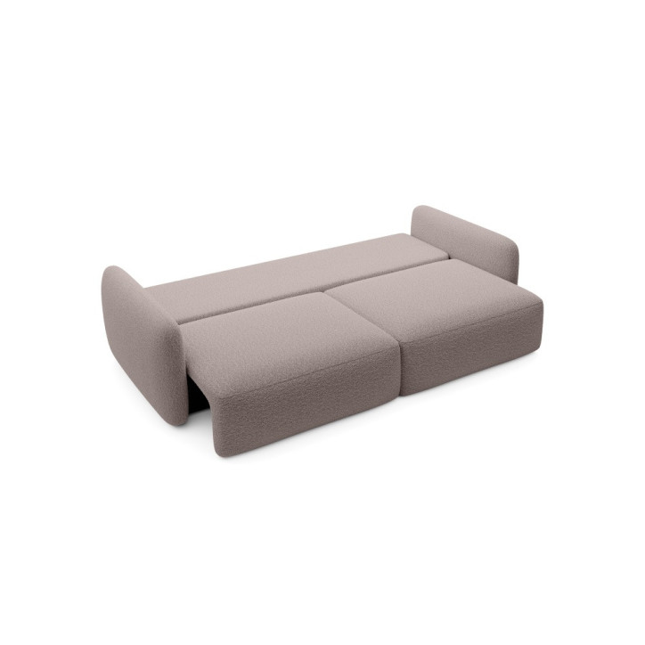 Schlafsofa Boo mit Bouclé-Stoff - 3 Sitzer sofa