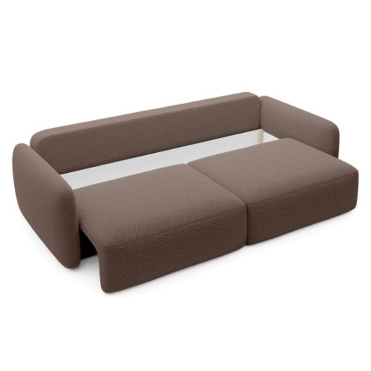 Schlafsofa Boo mit Bouclé-Stoff - 3 Sitzer sofa