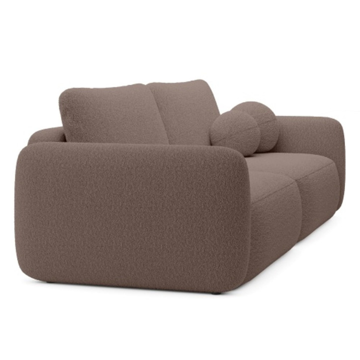 Schlafsofa Boo mit Bouclé-Stoff - 3 Sitzer sofa