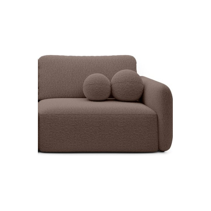 Schlafsofa Boo mit Bouclé-Stoff - 3 Sitzer sofa