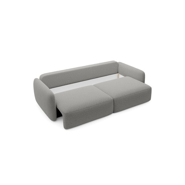 Schlafsofa Boo mit Bouclé-Stoff - 3 Sitzer sofa