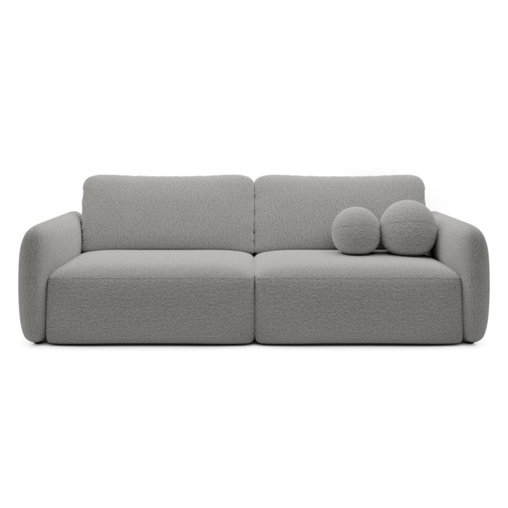 Schlafsofa Boo mit Bouclé-Stoff - 3 Sitzer sofa