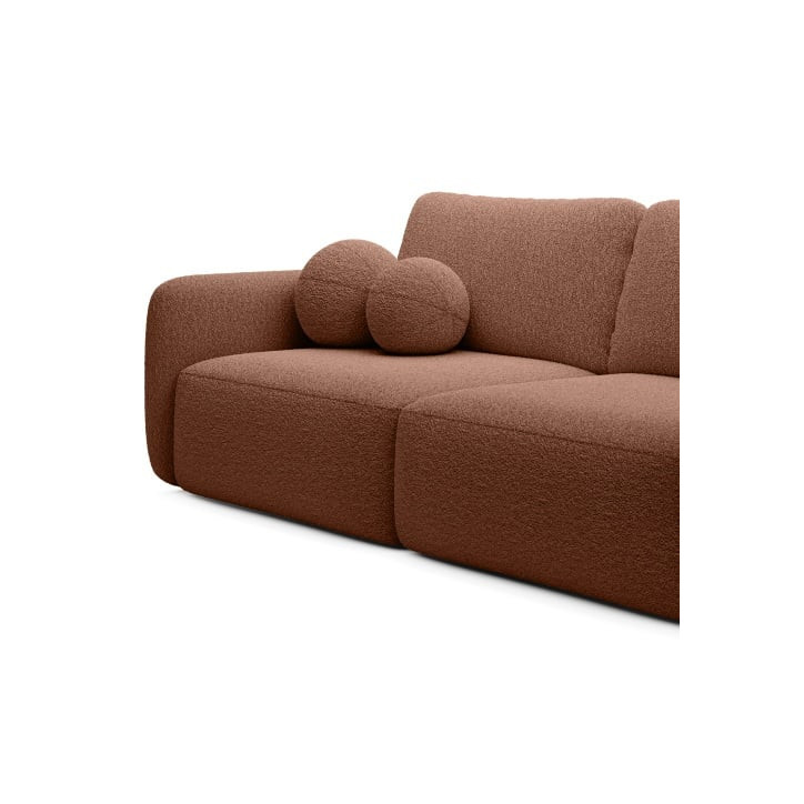 Schlafsofa Boo mit Bouclé-Stoff - 3 Sitzer sofa