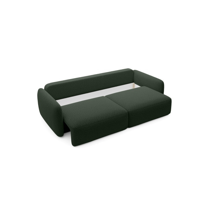 Schlafsofa Boo mit Bouclé-Stoff - 3 Sitzer sofa