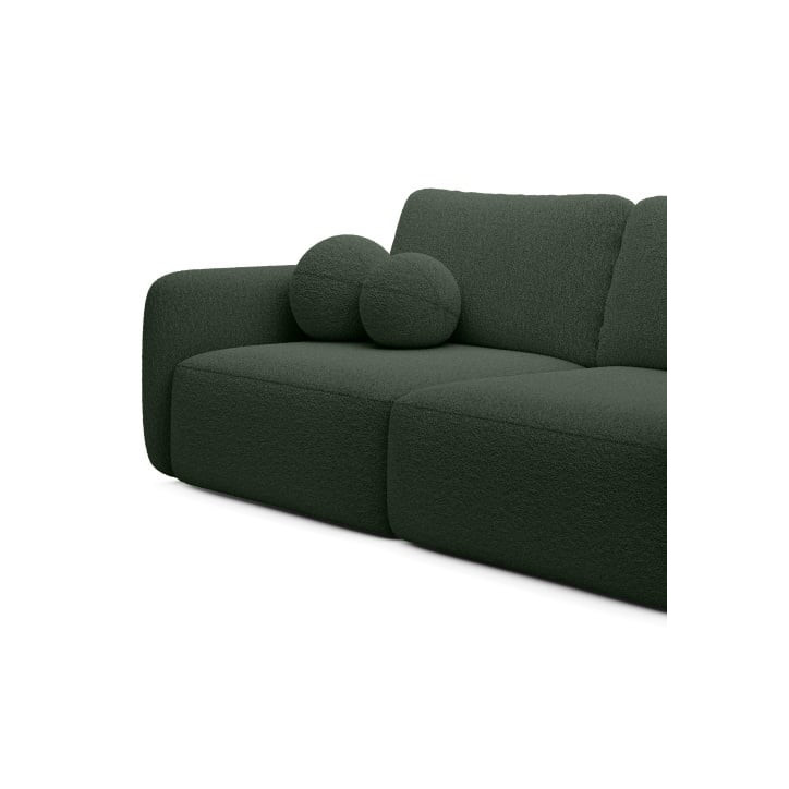 Schlafsofa Boo mit Bouclé-Stoff - 3 Sitzer sofa