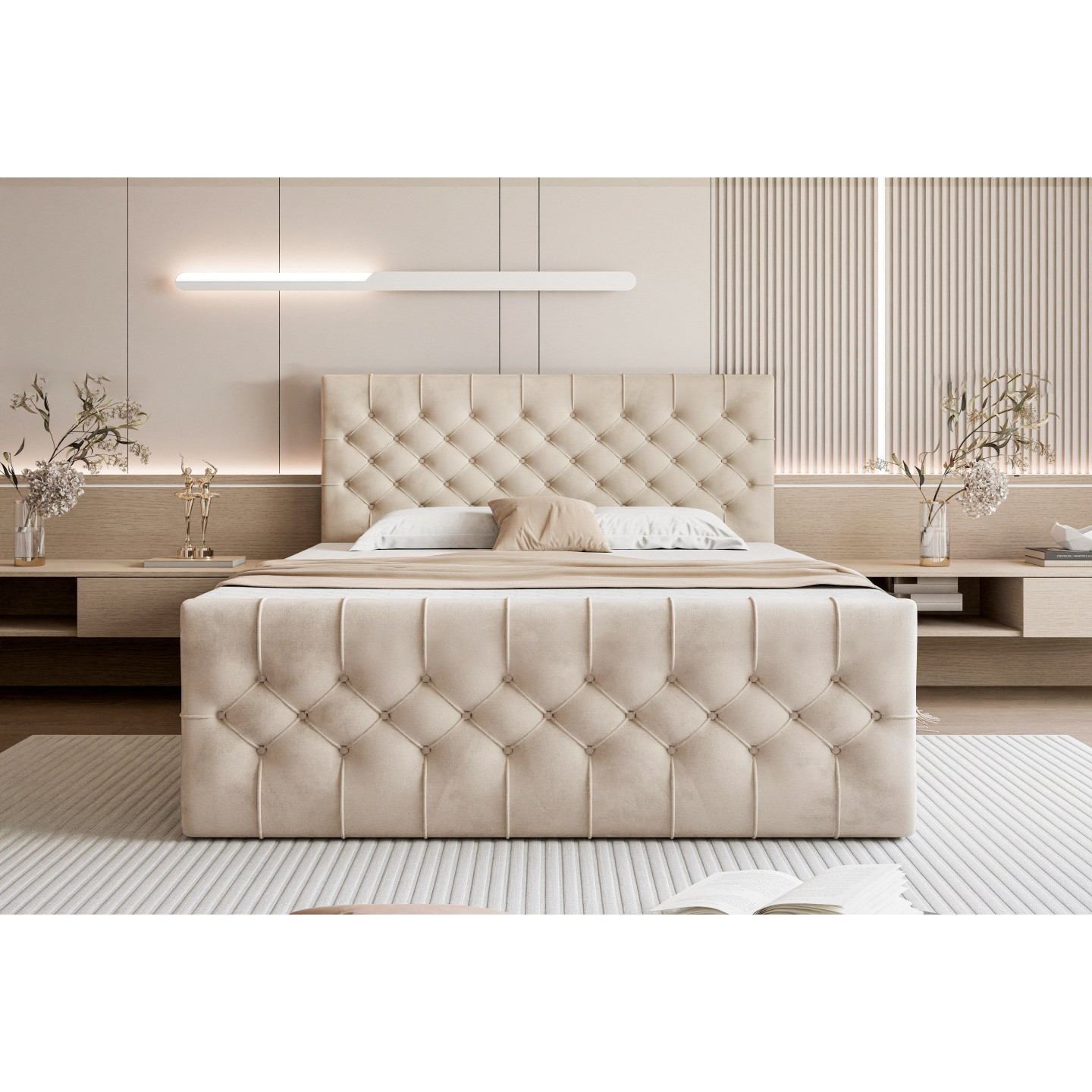 Boxspringbett Tauriel mit Stauraum – Luxus für Ihr Schlafzimmer