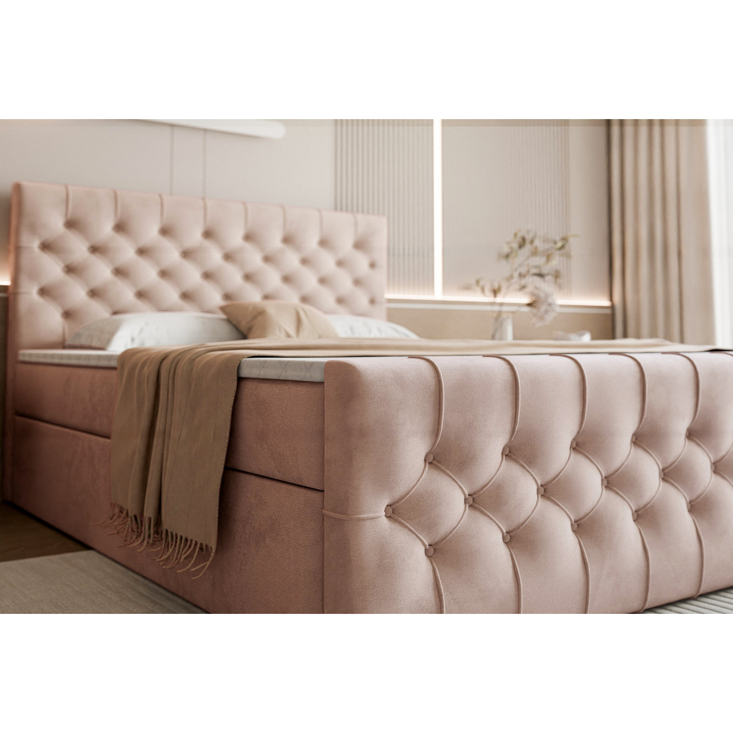 Boxspringbett Tauriel mit Stauraum – Luxus für Ihr Schlafzimmer