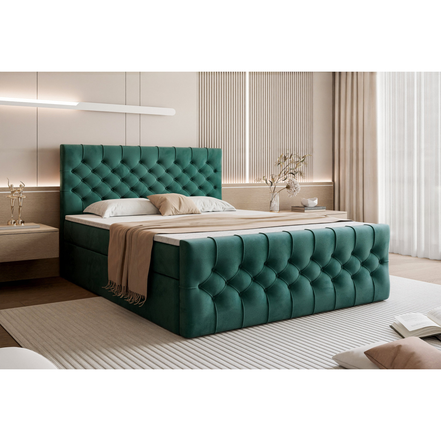 Boxspringbett Tauriel mit Stauraum – Luxus für Ihr Schlafzimmer